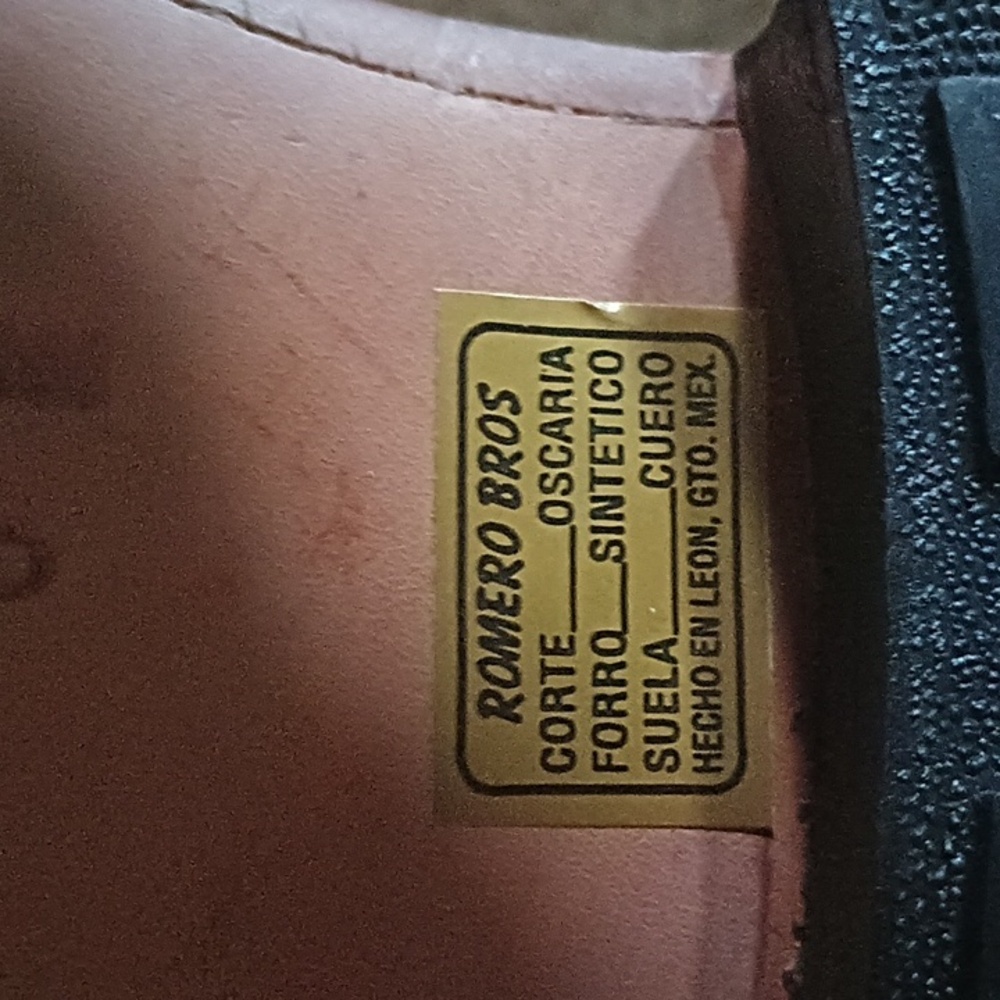 NWOT Romero Brothers leather boots - Picture 4 of 4